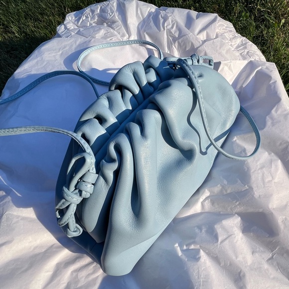 New never used authentic Bottega Venetia mini pouch bag - Blue - Picture 3 of 9